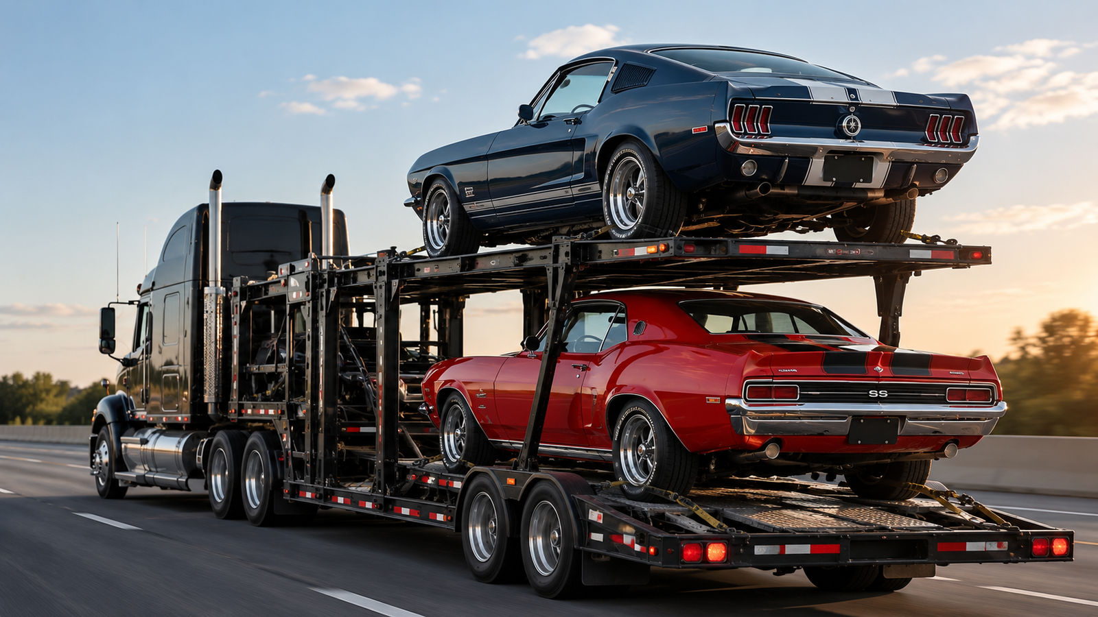 Classic cars transported by MFD Classic Motors